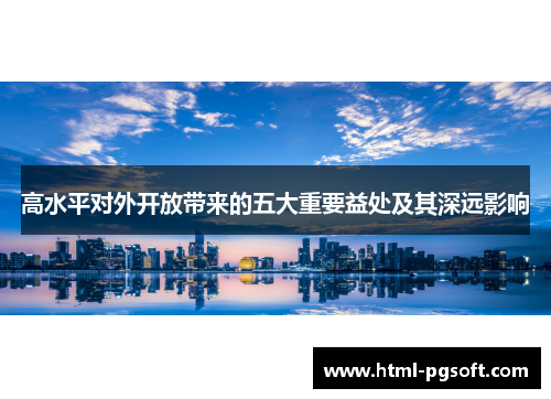 高水平对外开放带来的五大重要益处及其深远影响